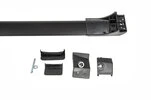Поперечени на рейлінги без ключа Flybar (2 шт) Чорний для Citroen Berlingo 1996-2008 рр - 3