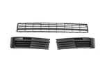 Передні нижні решітку (3 частини, мат) для Volkswagen T6 - 1