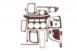 Накладки на панель (small set) Дерево для Hyundai H300, H1, Starex 2008-2020 рр - 1