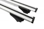 Перемички на вбудовані рейлінги під ключ Wizard V2 (2 шт) 115см, сірі для Porsche Macan 2014-2024 рр - 4