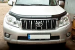 Дефлектор капота 2009-2013 (EuroCap) для Toyota Land Cruiser Prado 150 - 1