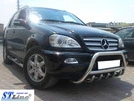 Кенгурятник (нерж.) для Mercedes ML W163 - 5