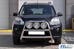 Передній захист WT018 (нерж) для Nissan X-trail T31 2007-2014рр - 2