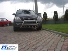 Кенгурятник WT003 (нерж.) для Kia Sorento I BL 2002-2009 рр - 3
