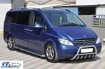 Кенгурятник WT003/004 (нерж.) 50мм, без напису для Mercedes Viano 2004-2014 рр - 8