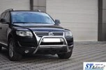 Кенгурятник WT005 Colt (нерж) для Volkswagen Touareg 2002-2010 рр - 4