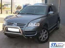 Кенгурятник WT005 Colt (нерж) для Volkswagen Touareg 2002-2010 рр - 7