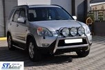 Кенгурятник WT018 (нерж.) для Honda CRV 2001-2006 рр - 3