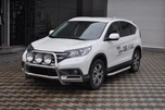 Передній захист WT018 (нерж.) для Honda CRV 2012-2016 рр - 3