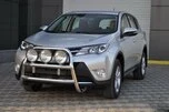 Кенгурятник WT018 (нерж) для Toyota Rav 4 2013-2018 рр - 4
