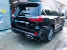 Вставка на задній бампер з хромом (2016-2025) для Lexus LX570/450d - 2
