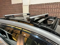 Перемички на вбудовані рейлінги під ключ Wizard V2 (2 шт) 115см, сірі для Hyundai Tucson TL 2016-2021рр