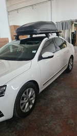 Перемички на гладку дах (2 шт, Asaf V4) для Skoda Superb 2015-2024 рр