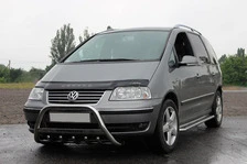 Кенгурятник WT004 (нерж) 60 мм для Volkswagen Sharan 1995-2010 рр