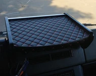 Полиця на панель (Чорна з червоною ниткою) для Mercedes T2 (507-814)