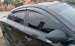 Вітровики (4 шт., Sunplex Sport) для Renault Fluence 2009-2016 рр