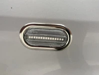 Хром накладки на поворотники OmsaLine (2 шт, нерж) для Volkswagen T5 2010-2015 рр