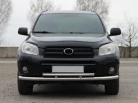 Передній захист ST014 (нерж) 51/42 мм для Toyota Rav 4 2006-2013 рр
