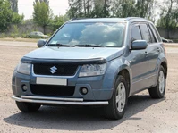 Передній подвійний вус 60/42мм (нерж) для Suzuki Grand Vitara 2005-2017 рр
