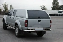 Задній захист AK004 (нерж) для Nissan NP300 1999-2015