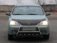 Передня дуга WT003 (42мм, нерж.) для Chevrolet Lacetti