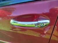 Накладки на ручки (4 шт, нерж) Carmos - Турецька сталь для Mercedes C-class W203 2000-2007рр