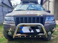 Кенгурятник WT004 (нерж) для Jeep Grand Cherokee WJ 1999-2004рр
