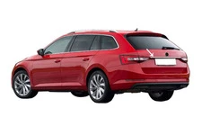 Планка над номером SW (нерж) для Skoda Superb 2015-2024 рр