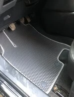 Килимки для -20252 (3 ряди, EVA, чорні) для Nissan Qashqai 2007-2010 рр