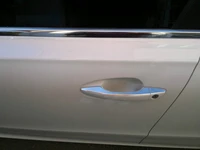 Накладки на верхівки ручок (4 шт, нерж) для Peugeot 508 2010-2018 рр