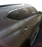 Повна окантовка вікон (14 шт, нерж) для Hyundai Tucson TL 2016-2021рр