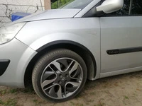 Накладки на арки (4 шт, чорні) для Renault Scenic/Grand 2003-2009 рр