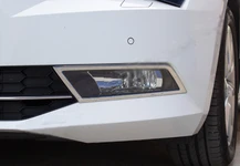 Окантовка протитуманних ліхтарів OmsaLine (2 шт., нерж.) для Skoda Superb 2015-2024 рр