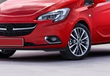 Накладки на противотуманки (2 шт, нерж) Carmos - Турецька сталь для Opel Corsa E 2015-2019 рр