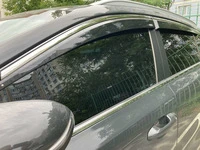 Вітровики з хром молдингом (4 шт, Niken) для Kia Sportage 2015-2021 рр