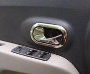 Накладки на внутрішні ручки OmsaLine (4 шт., нерж.) для Renault Lodgy 2013-2022 рр