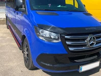 Бокові пороги Maya Red (2 шт., алюміній) Середня база - задній привід для Mercedes Sprinter W907/W910 2018- рр