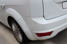 Накладки заднього рефлектора (2 шт, нерж) для Ford Focus II 2008-2011 рр