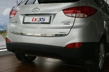 Кромка багажника (нерж.) Carmos - Турецька сталь для Hyundai IX-35 2010-2015 рр