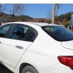 Накладки на задні вікна EuroCap (2 шт, ABS) для Fiat Tipo 2016- рр