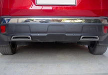 Обведення заднього бампера (2 шт., нерж) Carmos - Турецька сталь для Peugeot 3008 2016-2023 рр