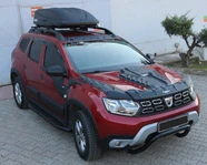 Комплект накладок на капот DRAGON (3 шт) для Renault Duster 2018-2024 рр