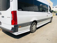 Комплект порогів (під фарбування) L3 - Long (під тюнінг бампер) для Mercedes Sprinter W907/W910 2018- рр