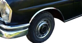 Накладки на арки (4 шт, нерж) для Mercedes W108