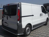 Задній захист з кутами (нерж) для Renault Trafic 2001-2015 рр