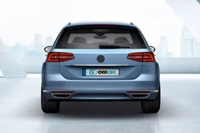 Накладка над номером SW (OmsaLine, нерж) для Volkswagen Passat B8 2015-2023 рр