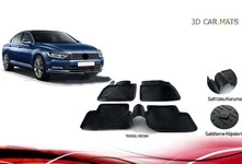 Гумові килимки (4 шт, Niken 3D) для Volkswagen Passat B8 2015-2023 рр
