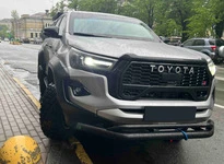 Передній вус подвійний Vegas (2015-2020, чорний, 76мм) для Toyota Hilux 2015- рр