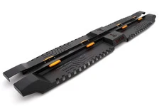 Силові пороги Dakar V2 (2 шт, метал) для Dacia Duster 2018-2024 рр