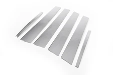 Молдинг дверних стійок (SD, нерж.) для Volkswagen Passat B6 2006-2012рр